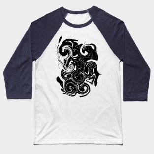 waves abstract Baseball T-Shirt